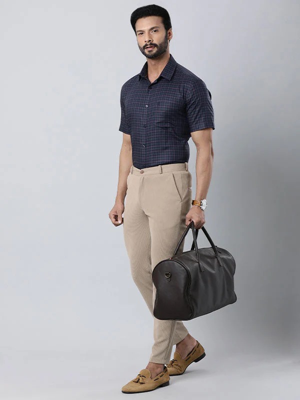 Indian Terrain Men Navy Shirt
